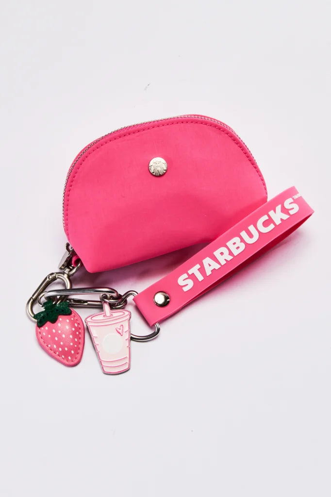 Pink Pouch Keychain