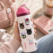 Owala UO Exclusive Cat Collage FreeSip 32oz Water Bottle