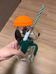 Snoopy Glass Cold Cup