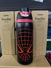 Special Edition Owala Spider-Man FreeSip 32oz Water Bottle – Brand New
